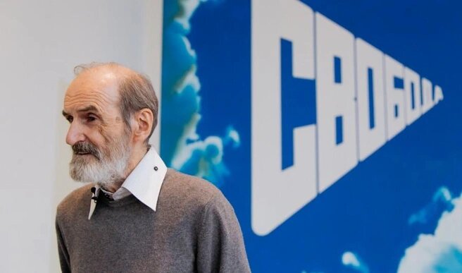 Эрик Булатов в зале Свободы «Ельцин Центра»
Источник: Любовь Кабалинова / «Ельцин Центр»