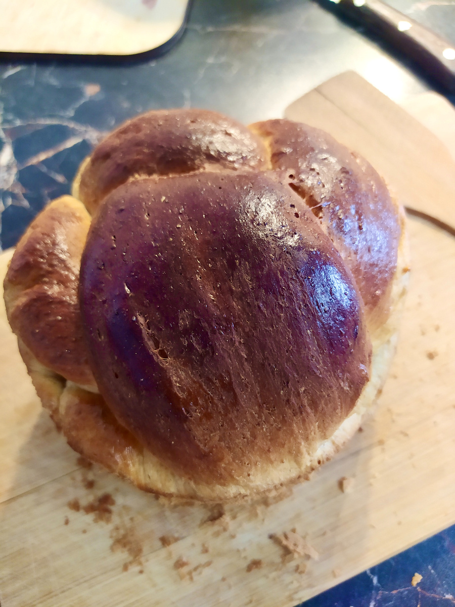 Бриошь с добавлением цельнозерновой муки