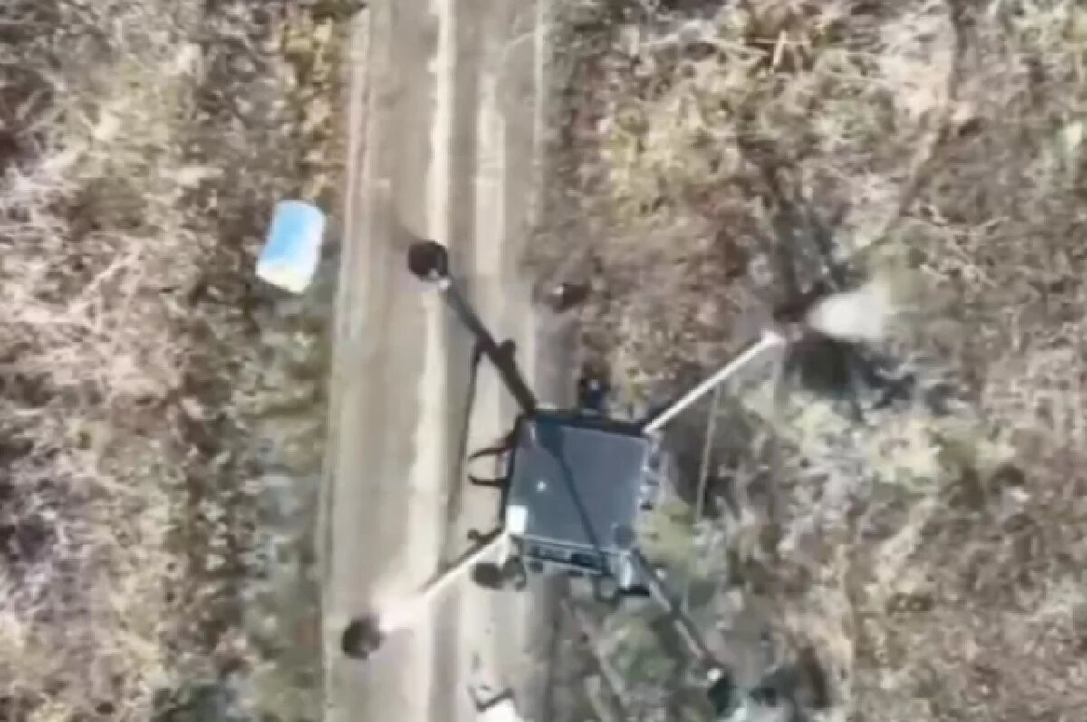    Оператор дрона ВС РФ сбил украинский коптер банкой тушёнки