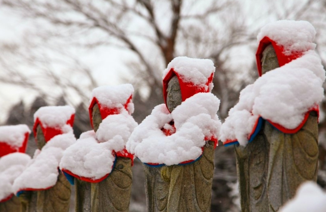 Статуи Дзидзо-сама.