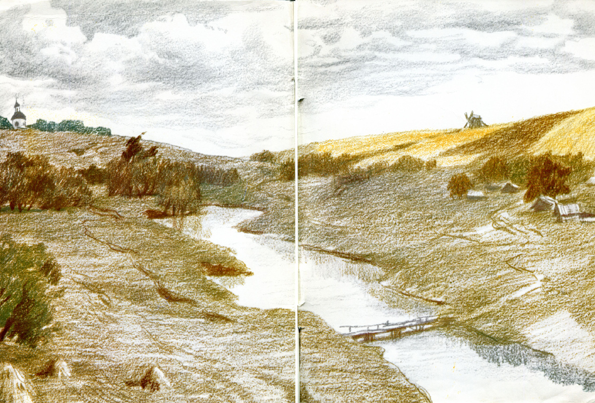 И. С.Тургенев "Муму" Рисунки И.И. Пчелко