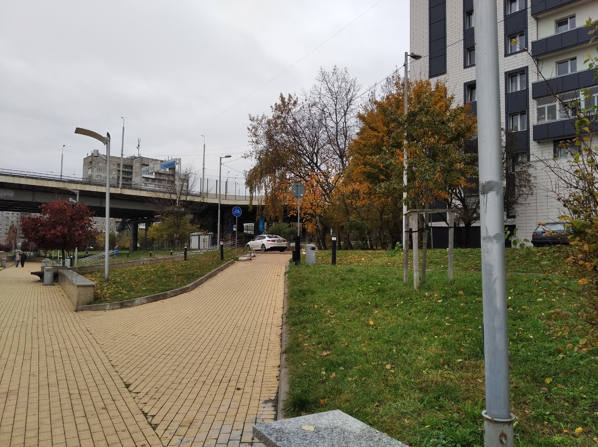 Вторая эстакада с променада