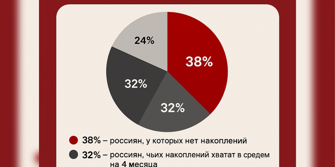 40% россиян не проживут и месяца без зарплаты