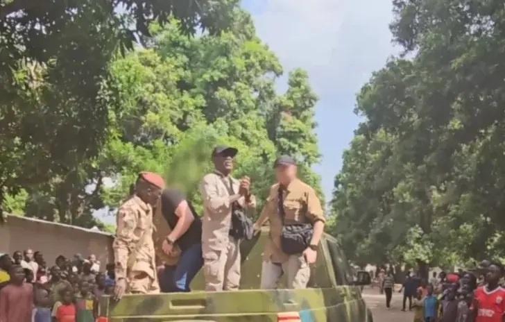    Скрин с видео после официальной смерти Пригожина.