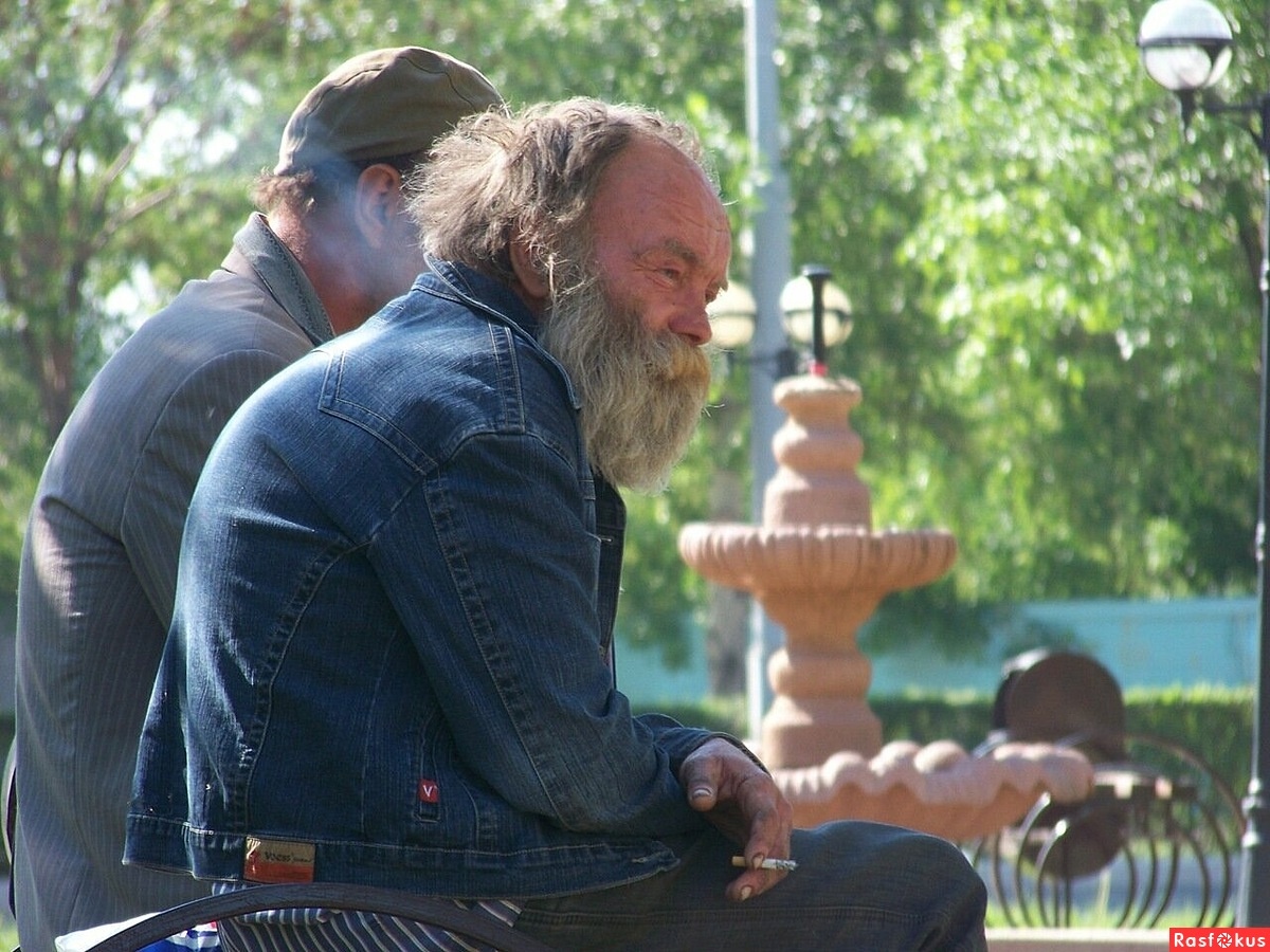 Фото из интернета, с разрешения автора. Выглядит он (сосед) старше вот этого, переднего. И гораздо хуже по физическому состоянию