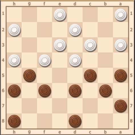 1.g3 fe5 2.df6 3.e5 4.cb4 X