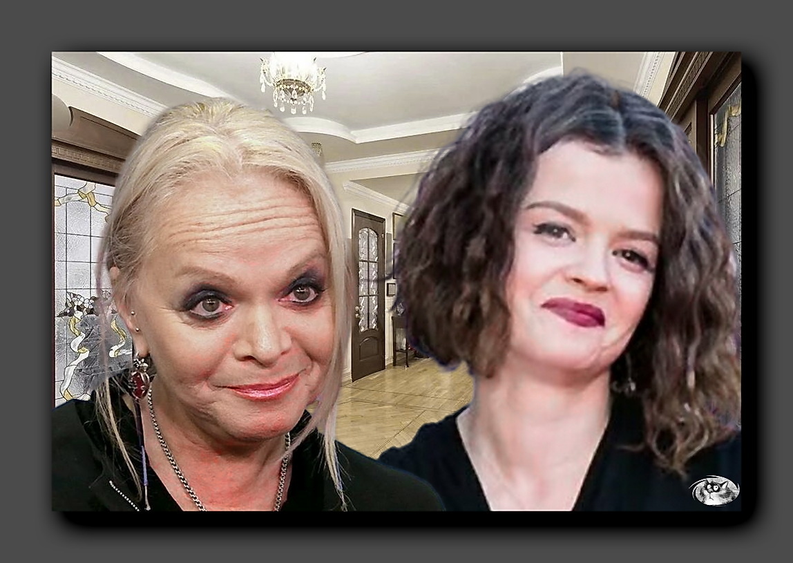 Лариса и Ангелина Долины. Коллаж автора