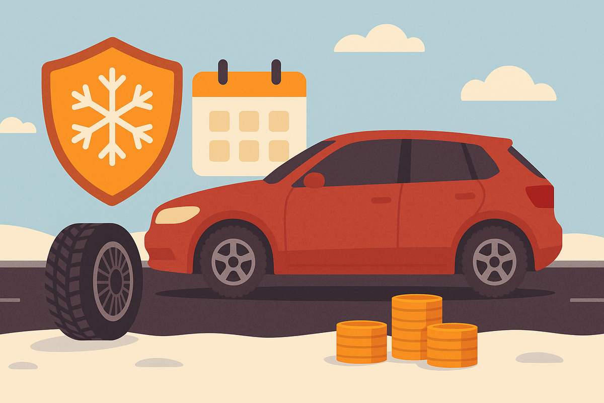 Зимняя резина 2025 когда обязательна и какие штрафы