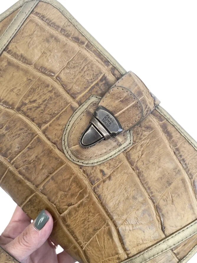  Мужская сумка "Боно-02" из натуральной кожи крокодила.