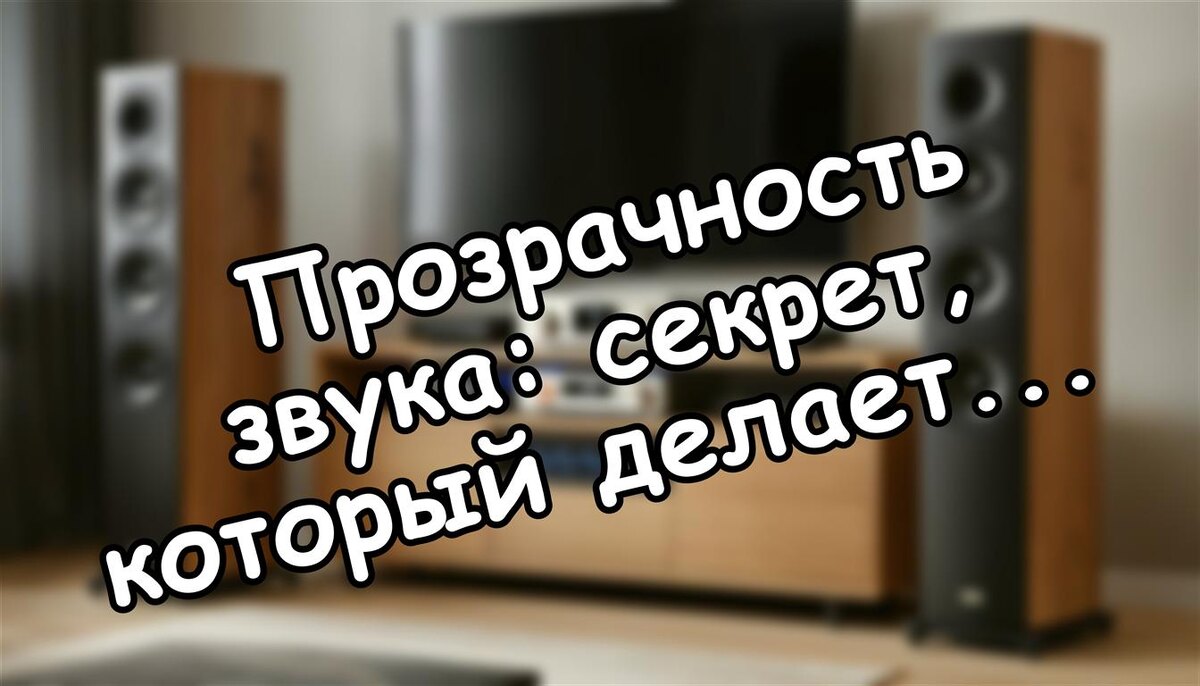Прозрачность звука: секрет, который делает обычную музыку живой