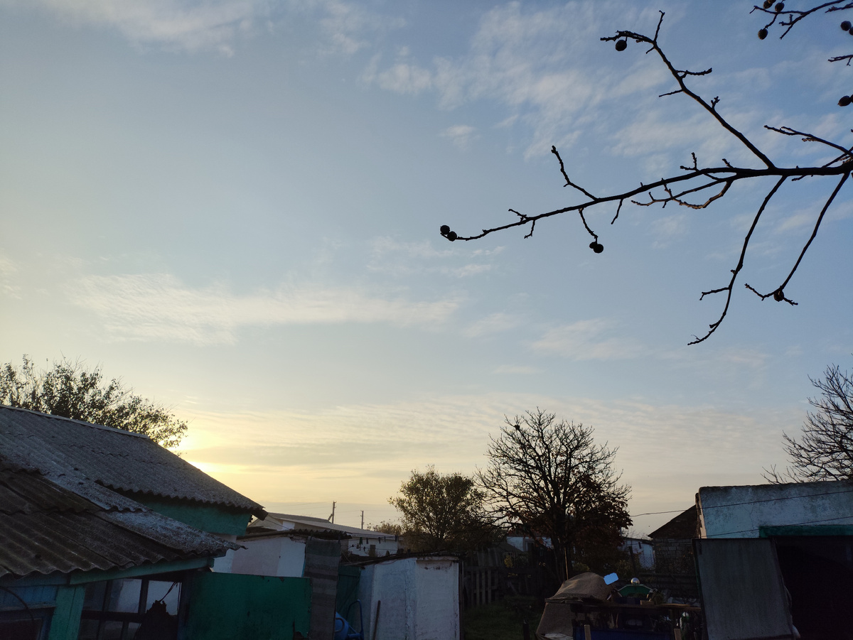 Ясное небо сейчас как чудо...