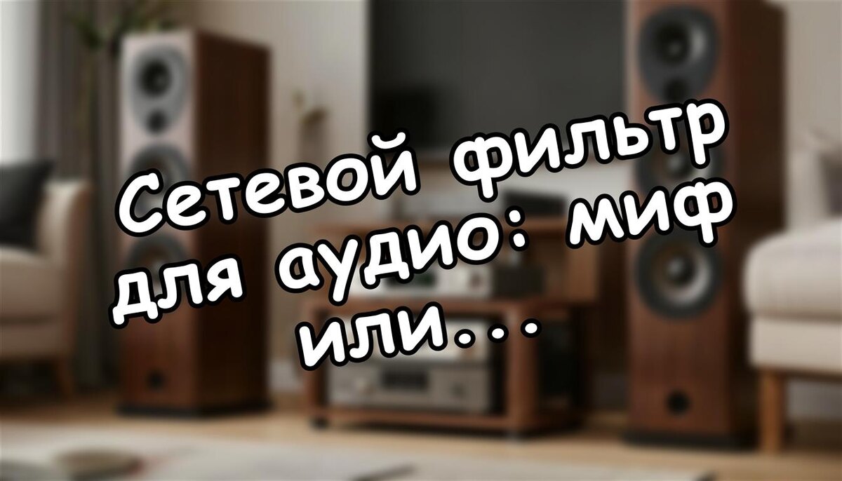 Сетевой фильтр для аудио: миф или необходимость?