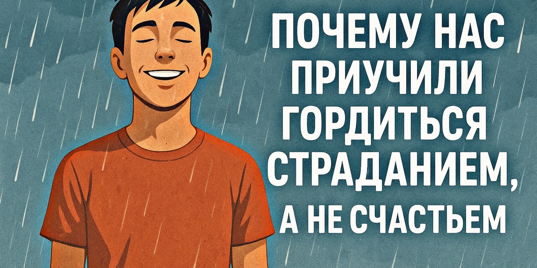 Страдаешь? Гордись, будет тебе счастье. Почему так?