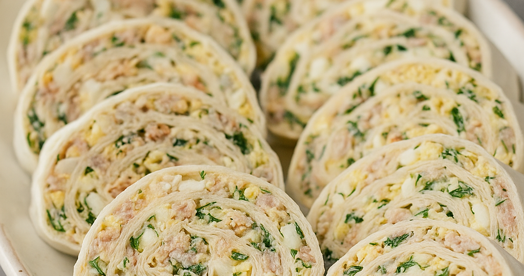 Новогодняя закуска, которая всегда спасает: мой идеальный рулет из лаваша с рыбной начинкой