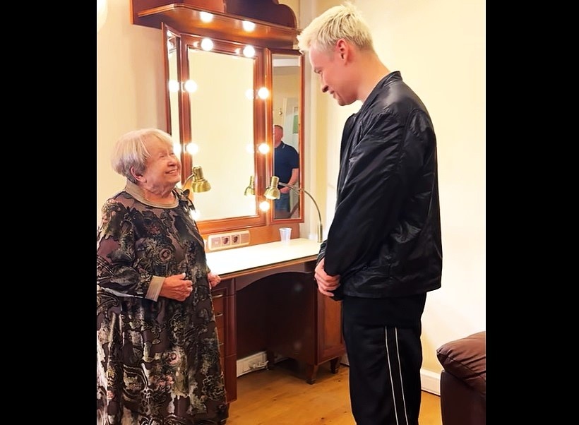 Первое знакомство Ярослава с Александрой Пахмутовой. апрель 2025, Большой театр