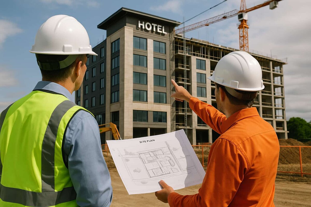 строительство гостиницы этапы