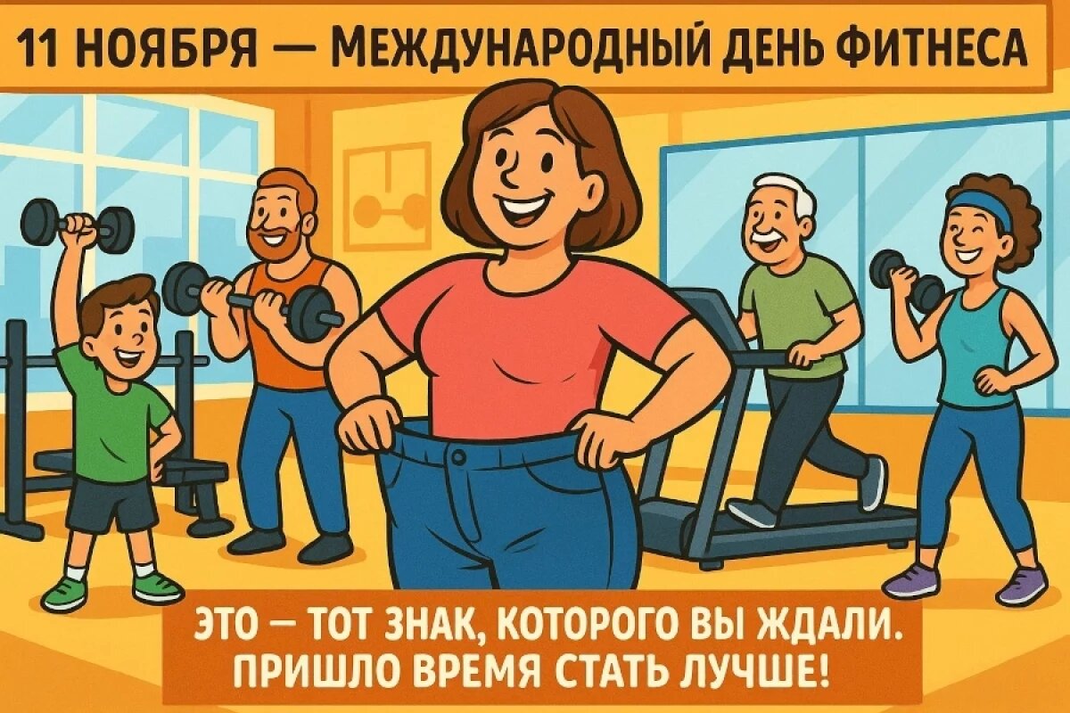    Всемирный день фитнеса – открытки