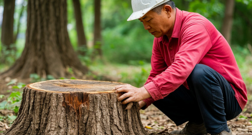    Азиатская смекалка: как хитрые китайцы научились избавляться от пней на участке даже не вспотев