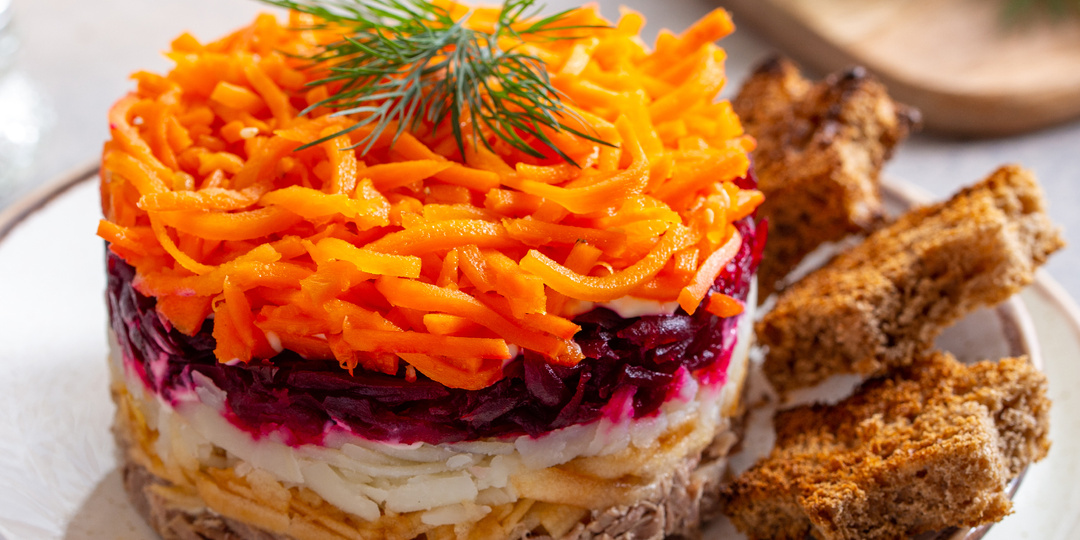 Сочетание бесподобное! Гости от этого салата были в восторге