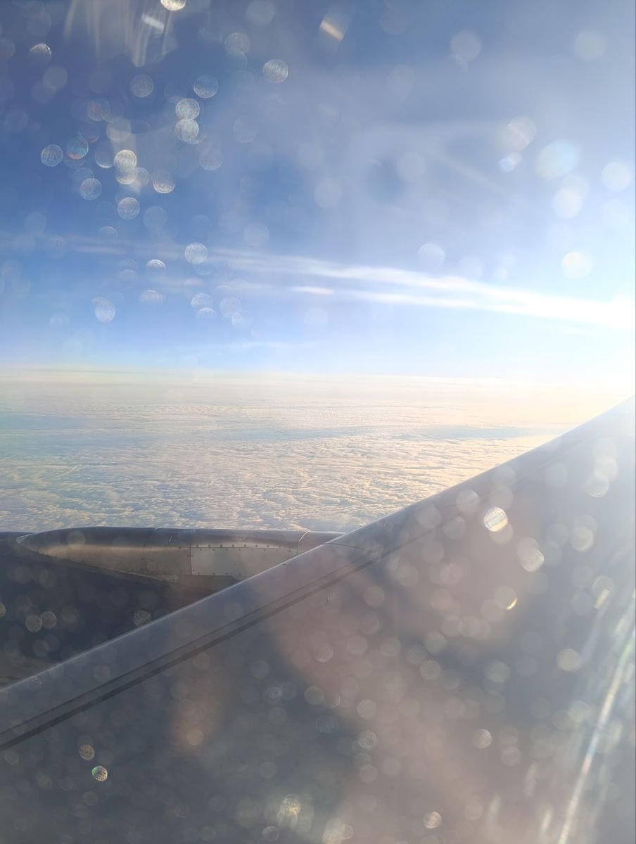 Начинали лететь вот в такой красоте