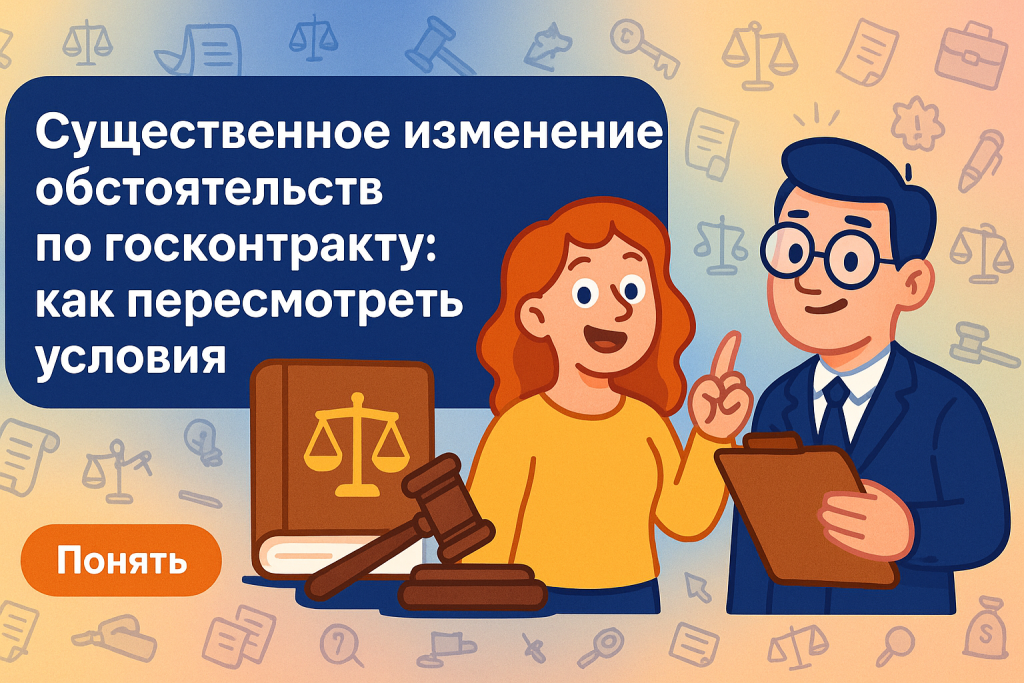    Существенное изменение обстоятельств по госконтракту: как пересмотреть условия
