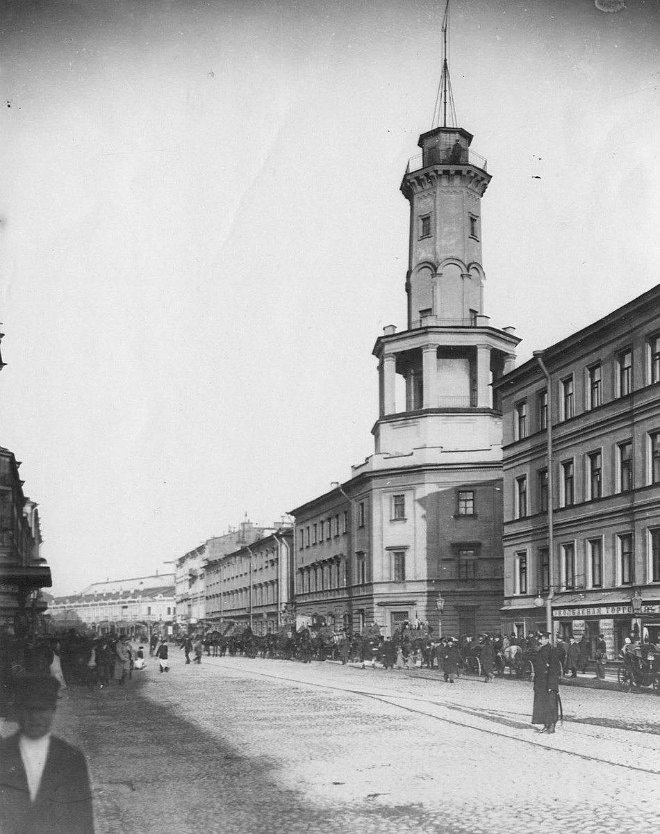 Садовая улица возле Спасской пожарной части