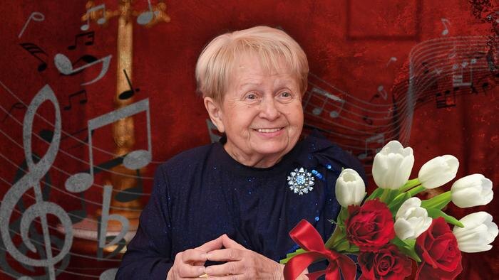 Александра Пахмутова — сколько лет, самые известные песни. Коллаж © Life.ru. Фото © РИА «Новости» / Екатерина Чеснокова