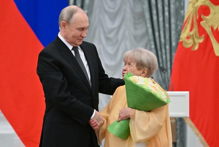 Александра Пахмутова получила поздравление от Владимира Путина. Фото © РИА Носоти / Кристина Кормилицына