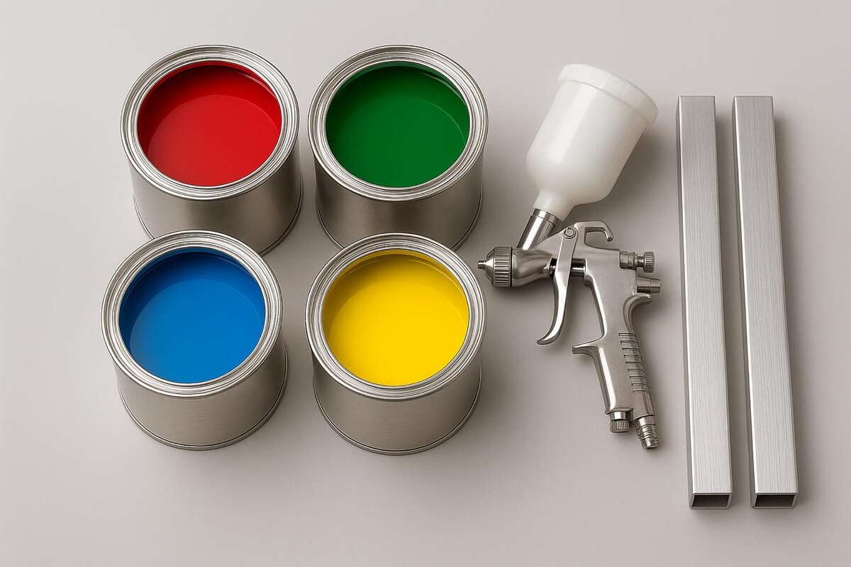 Алюминий моментально покрывается плотной оксидной плёнкой, которая защищает металл от коррозии, но при этом снижает адгезию краски.