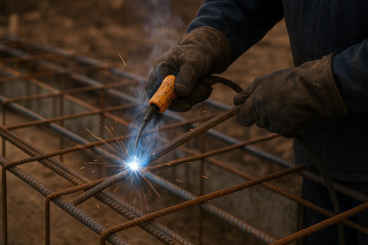 Арматура — ключевой элемент бетонного фундамента. 