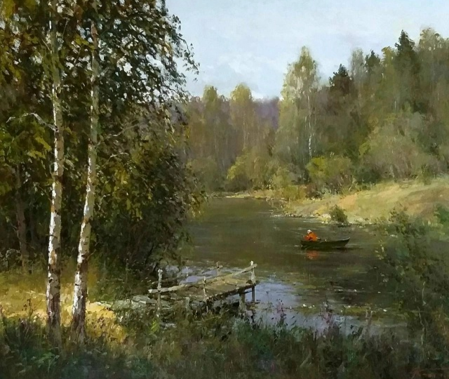 Подборка работ современных художников. Моя Россия. Часть 74