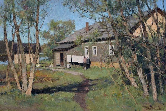 Подборка работ современных художников. Моя Россия. Часть 75