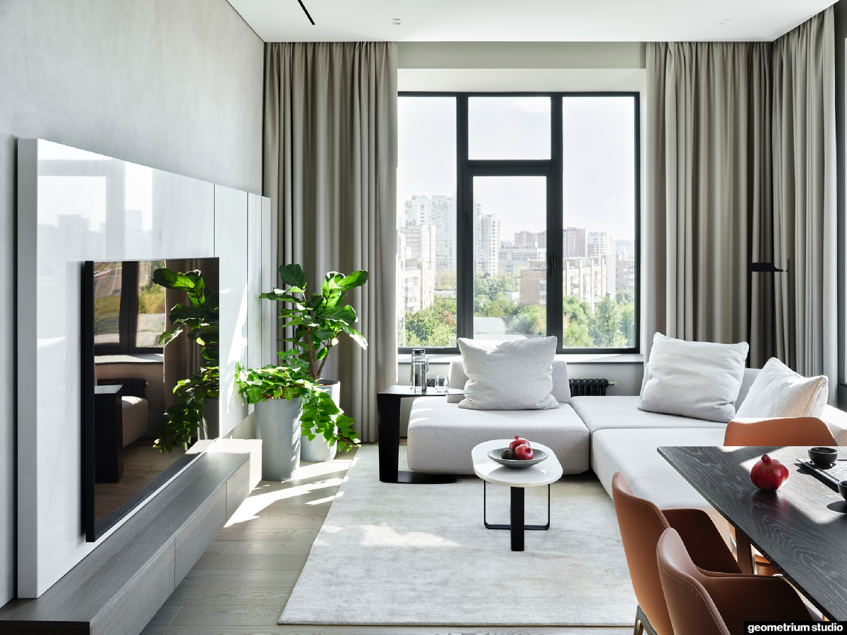 Дизайн-проект в ЖК Серебряный парк