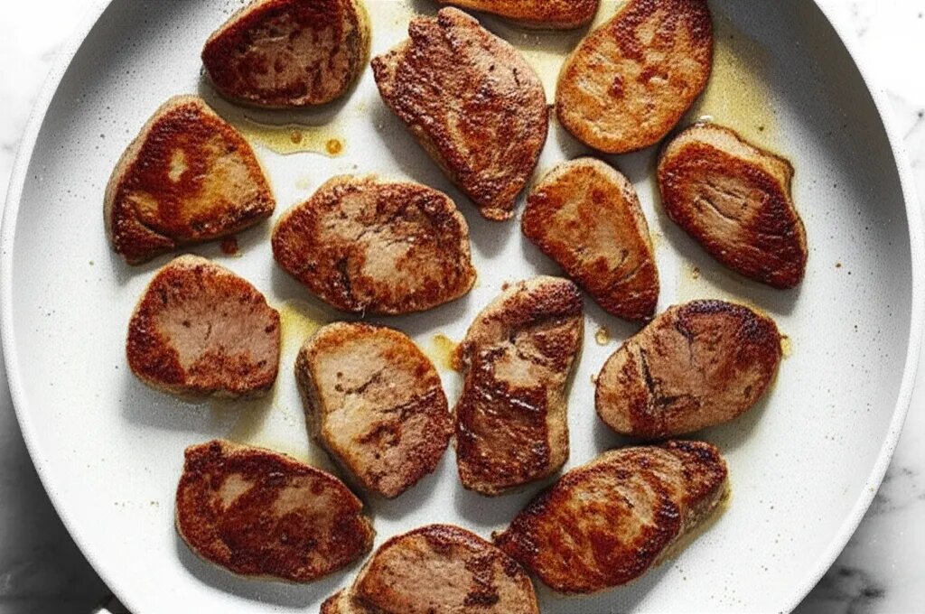    Сколько жарить свиную печень кусочками Евгения Супова