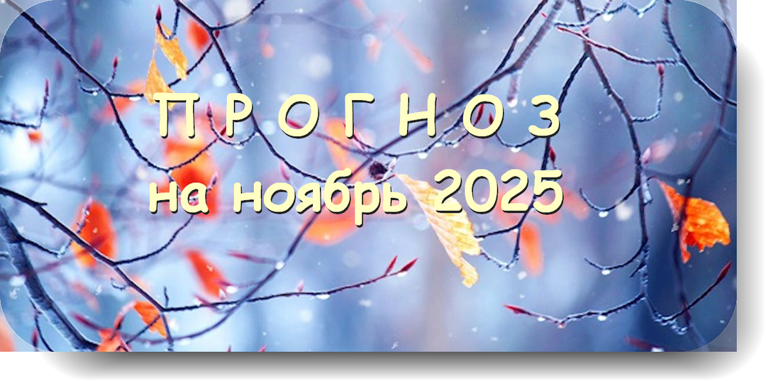 ПРОГНОЗ на НОЯБРЬ 2025