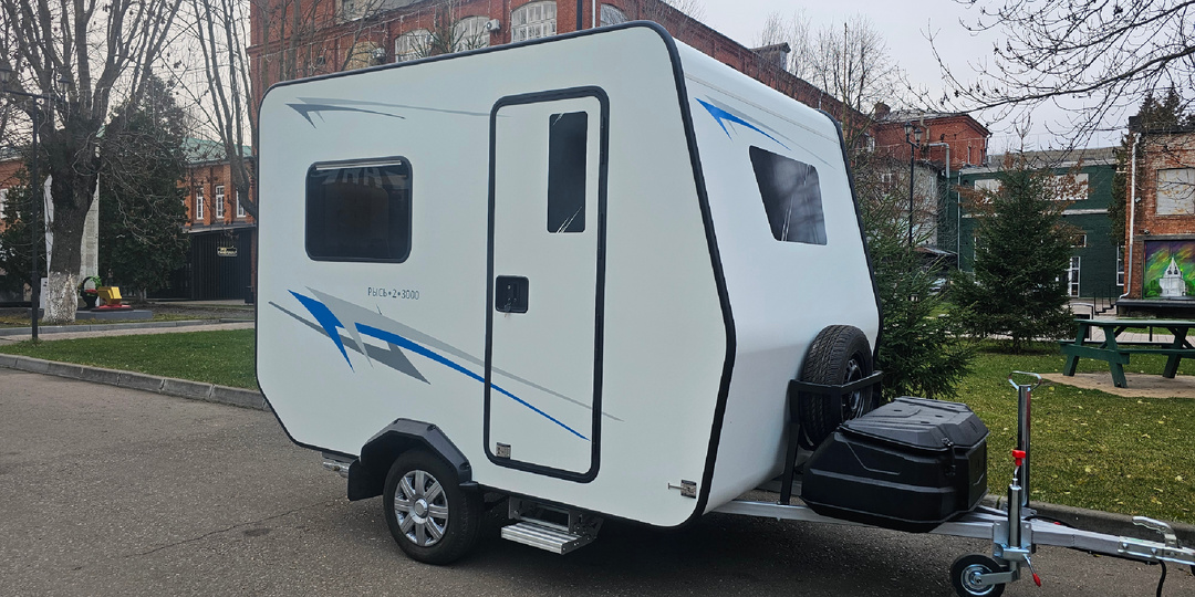 Подробности про самый доступный жилой прицеп "Рысь*2*3000" от Автокемпер Пром из Коломны