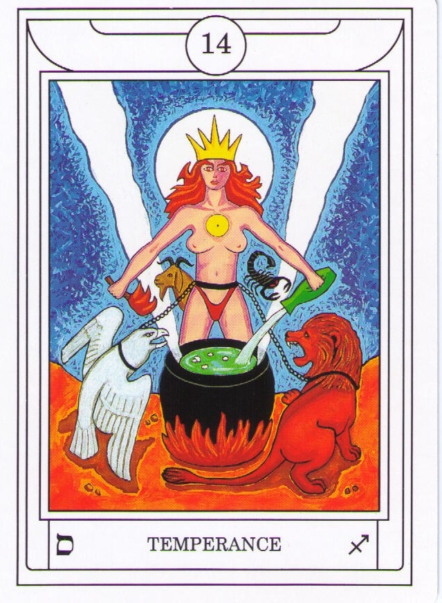 Умеренность (1) (Магическое Таро Золотой Зари)