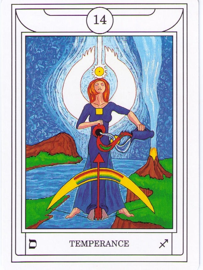 Умеренность (2) (Магическое Таро Золотой Зари)