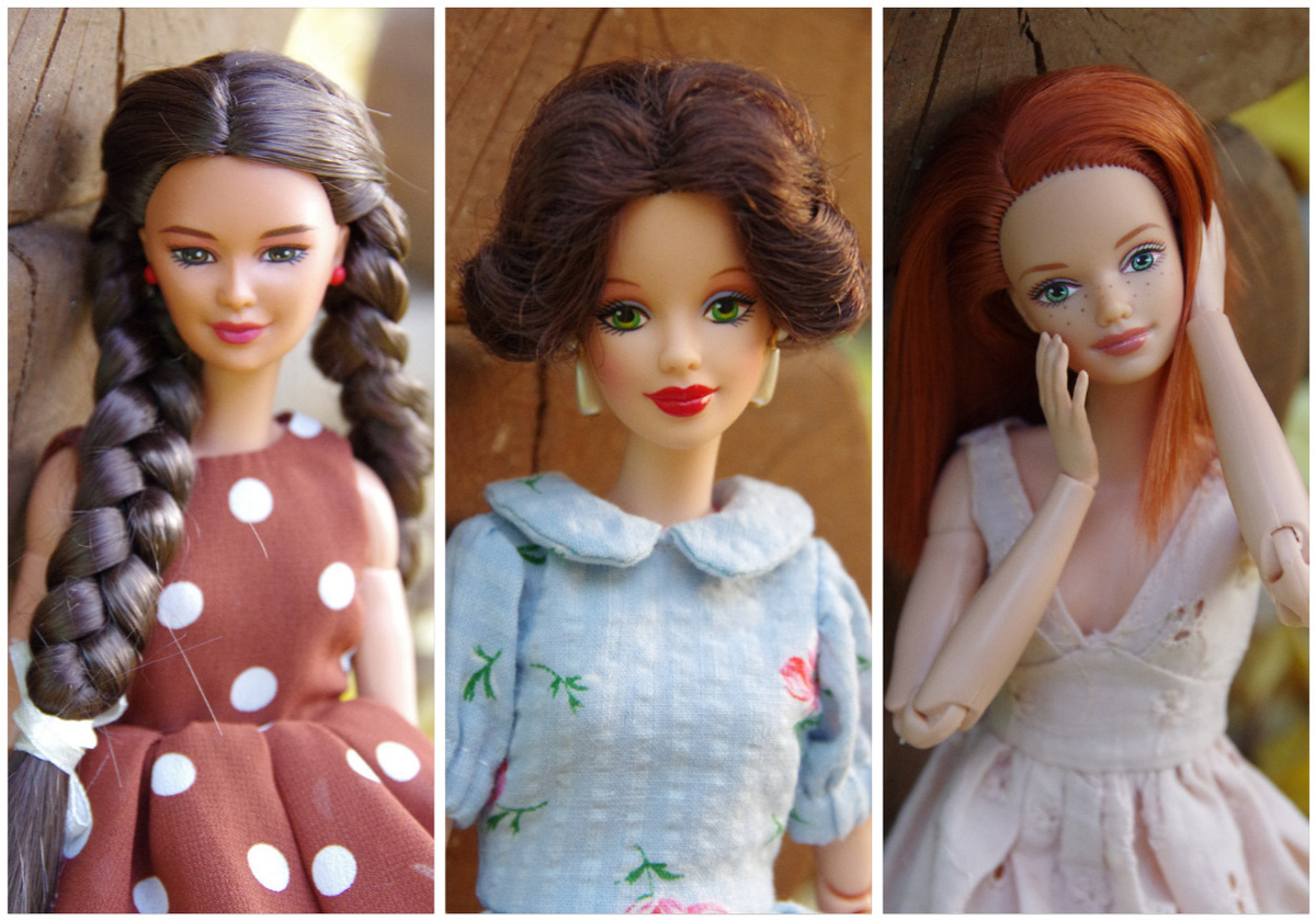 Коллаж автора. Мария, Полина и Натали