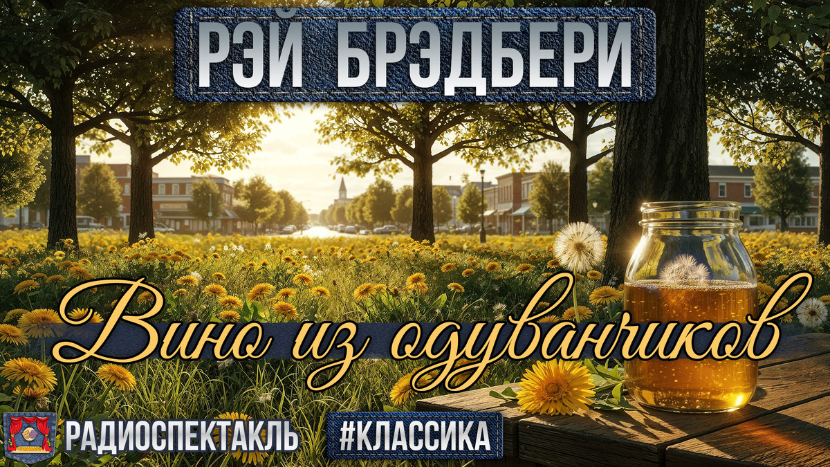 Аудиоспектакль «Вино из одуванчиков» по одноимённому роману 1957 года Рэя Брэдбери. Видео в конце статьи 👇🏻🔻👇🏻
