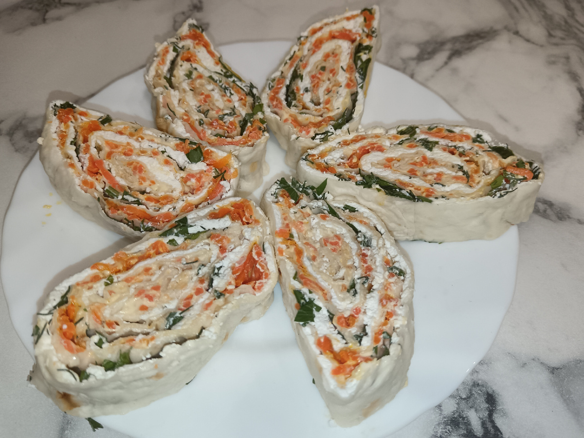 Рулеты из лаваша