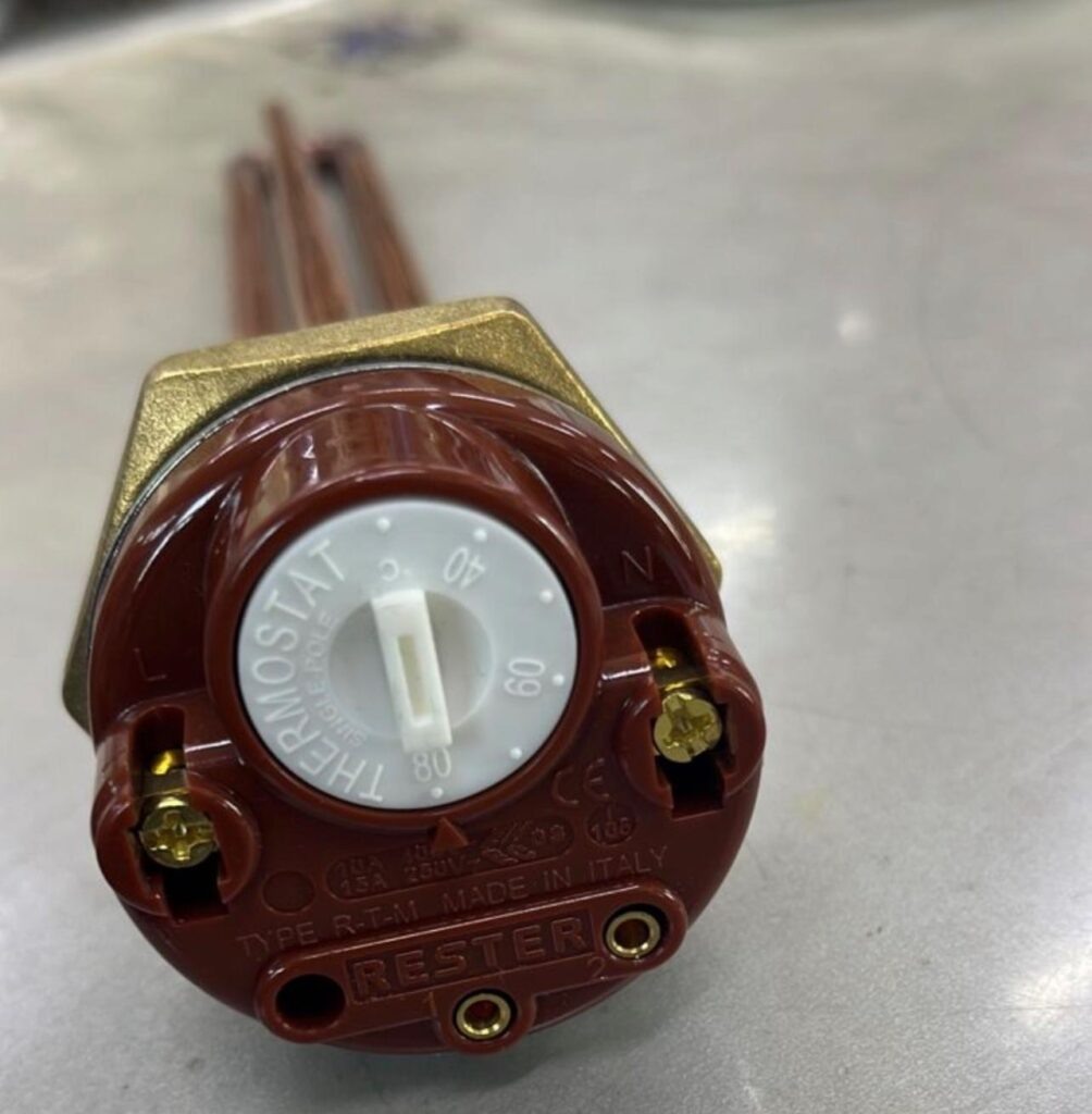    Тэн для нагревателя Аристон. 1.5 кВт с короткими контактами под круглый фланец admin