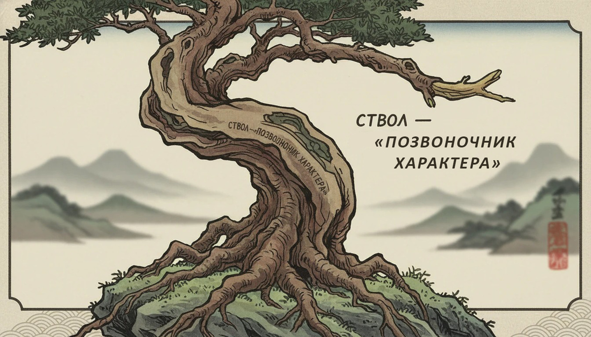 Ствол — «позвоночник характера»