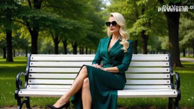 Чтобы хоть как-то успокоиться, она села на скамейку.