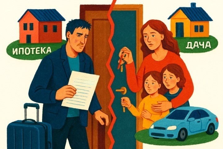 12 лет работал как проклятый. Жена изменяла. При разводе она получит ровно половину. И это называется справедливостью?
