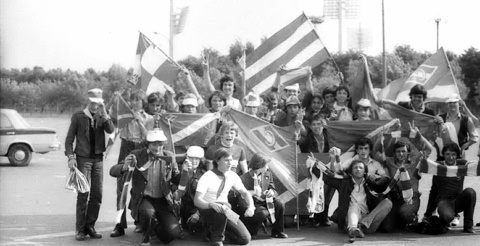 Фото из открытых источников (футбольные фанаты "Спартака" поздней советской эпохи)