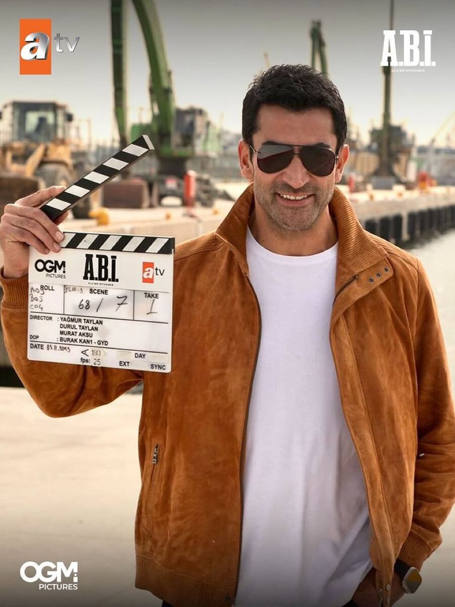 Кенан Имирзалыоглу  на съемках сериала A.B.I. Фото: соцсети