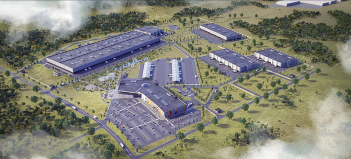 Общий вид агропарка.