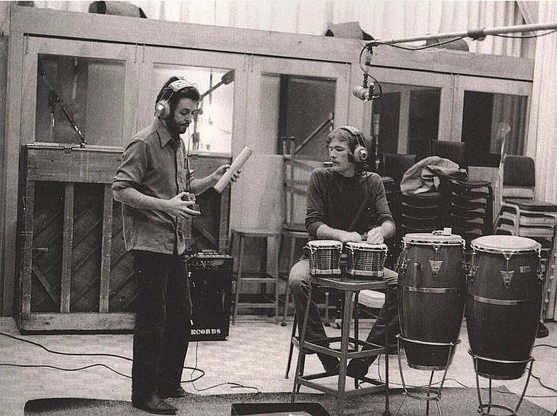 Пол Маккартни и Денни Сейвелл