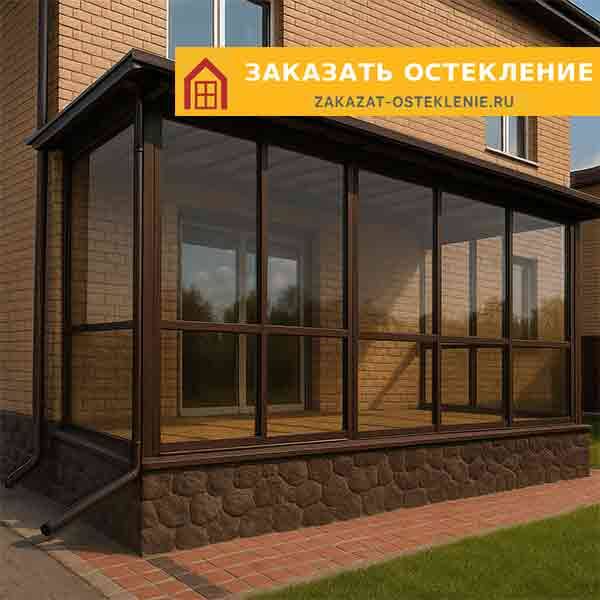 Раздвижное остекление террасы